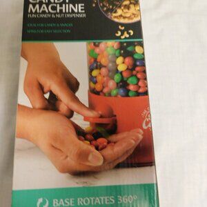 Desktop Handy Gourmet candy and nut dispenser  Red in color